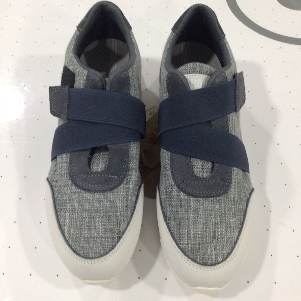 Grey and blue Kodiak shoes